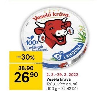 Sýr tavený Veselá kráva