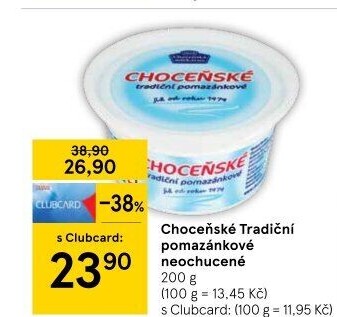 Tradiční pomazánkové Choceňské