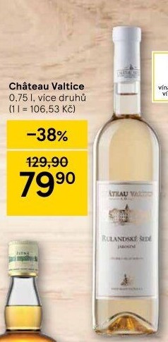 Vína Chateau Valtice