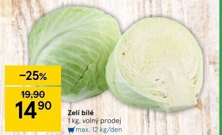 Zelí hlávkové bílé