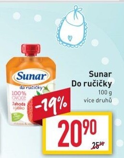 Kapsička do ručičky Ovocný příkrm Sunar
