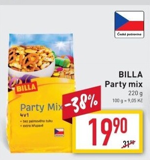 Krekry Party mix Billa