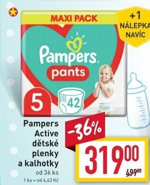 Pleny dětské Active Baby Pampers