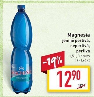 Přírodní voda Magnesia