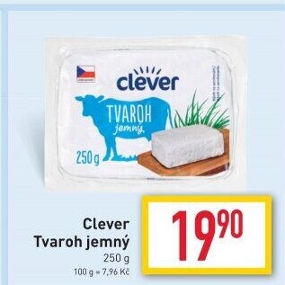 Tvaroh jemný Clever