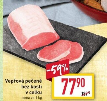 Vepřová pečeně bez kosti