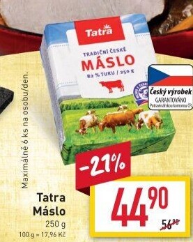 Máslo Tatra