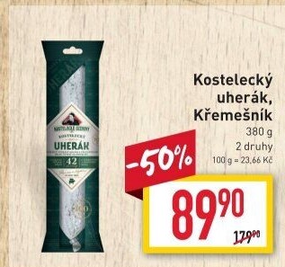 Salám Uherák kostelecký Kostelecké uzeniny