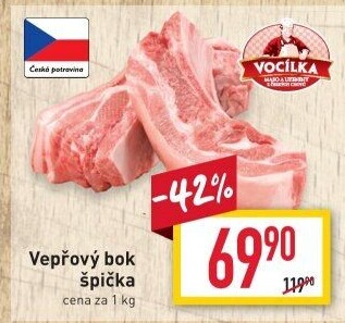Vepřový bok špička Vocílka