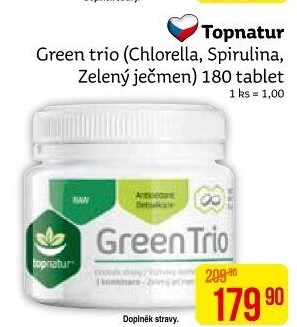 Doplněk stravy Green trio Topnatur