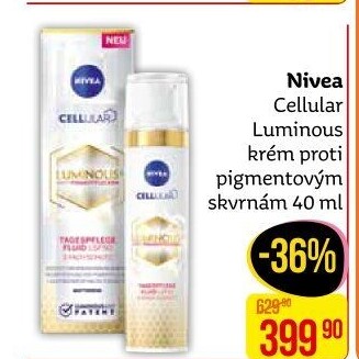 Krém pleťový proti pigmentovým skvrnám Cellular Luminous Nivea