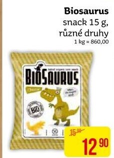 Křupky kukuřičné bez lepku Biosaurus