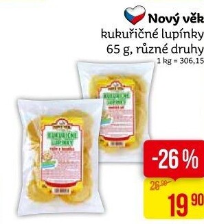 Lupínky kukuřičné Nový věk