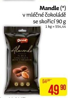 Mandle v čokoládě Druid