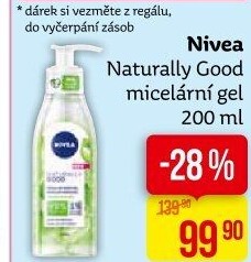 Micelární gel čisticí Naturally Good Nivea