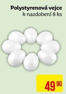 Polystyrénové tvary na tvorbu dekorací