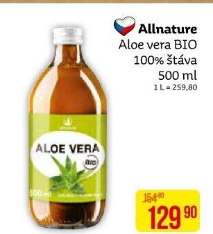 Šťáva bio Allnature
