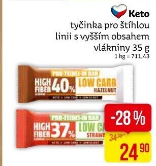 Tyčinka Low Carb Keto