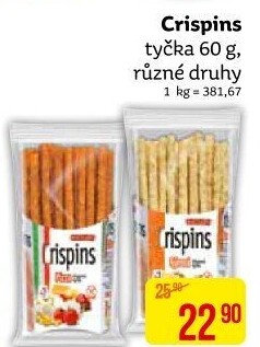 Tyčinky Crispins bez lepku Extrudo