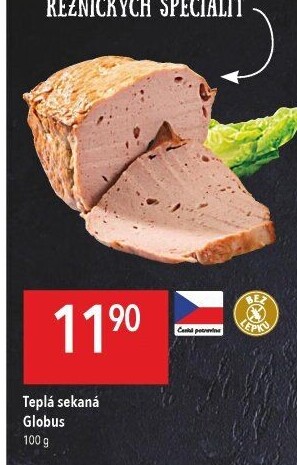Teplá sekaná Globus
