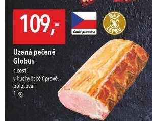 Uzená pečeně s kostí Globus