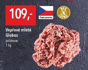 Vepřové mleté maso Globus