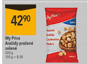Arašídy pražené My Price