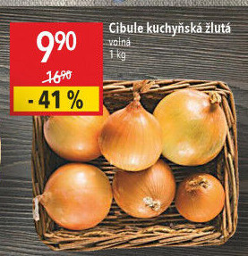 Cibule kuchyňská žlutá