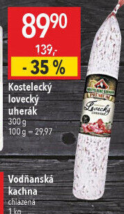 Salám Uherák lovecký Kostelecké uzeniny