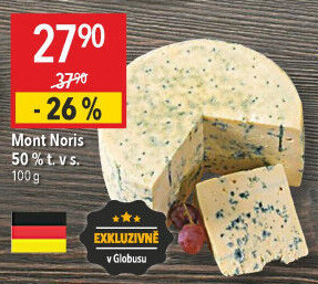 Sýr Mont Noris 50 %