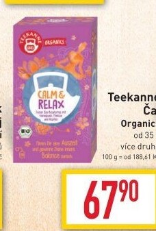 Čaje Organics Teekanne