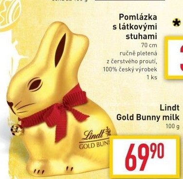 Čokoládový zajíc Lindt