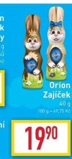 Čokoládový zajíc Orion