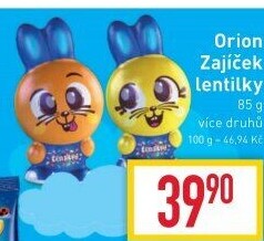 Čokoládový zajíc s lentilkami Orion