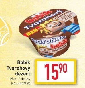 Dezert tvarohový Bobík