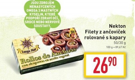 Filety z ančoviček s kapary Nekton