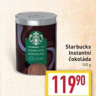 Horká čokoláda Starbucks