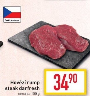 Hovězí steak Rump