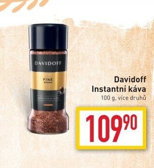 Instantní kávy Davidoff