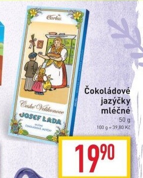 Jazýčky čokoládové Carla