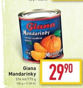 Kompot mandarinky Giana