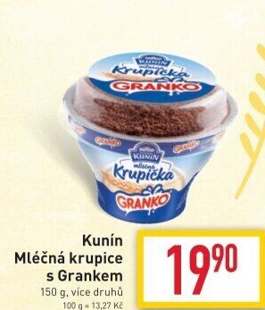 Mléčná krupice Kunín