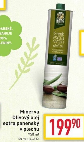 Olivový olej extra panenský Minerva