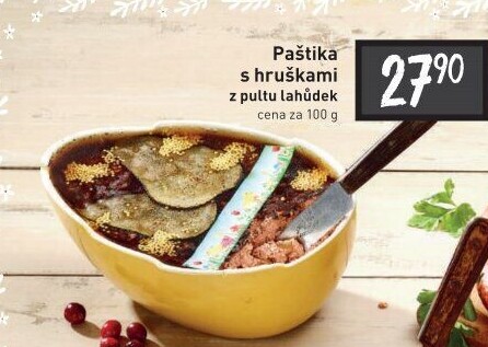 Paštika hrubá s hruškami