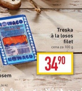 Treska a la losos Nowaco
