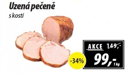Uzená pečeně s kostí