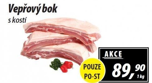 Vepřový bok s kostí