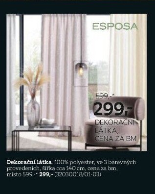 DEKORAČNÍ LÁTKA