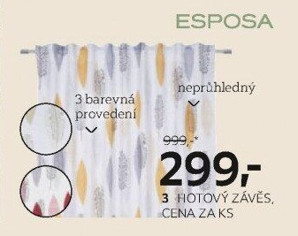 HOTOVÝ ZÁVĚS
