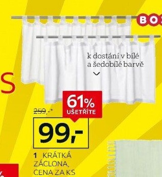 KRÁTKÁ ZÁCLONA